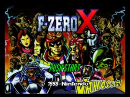 F-Zero X - New Lap Title Screen